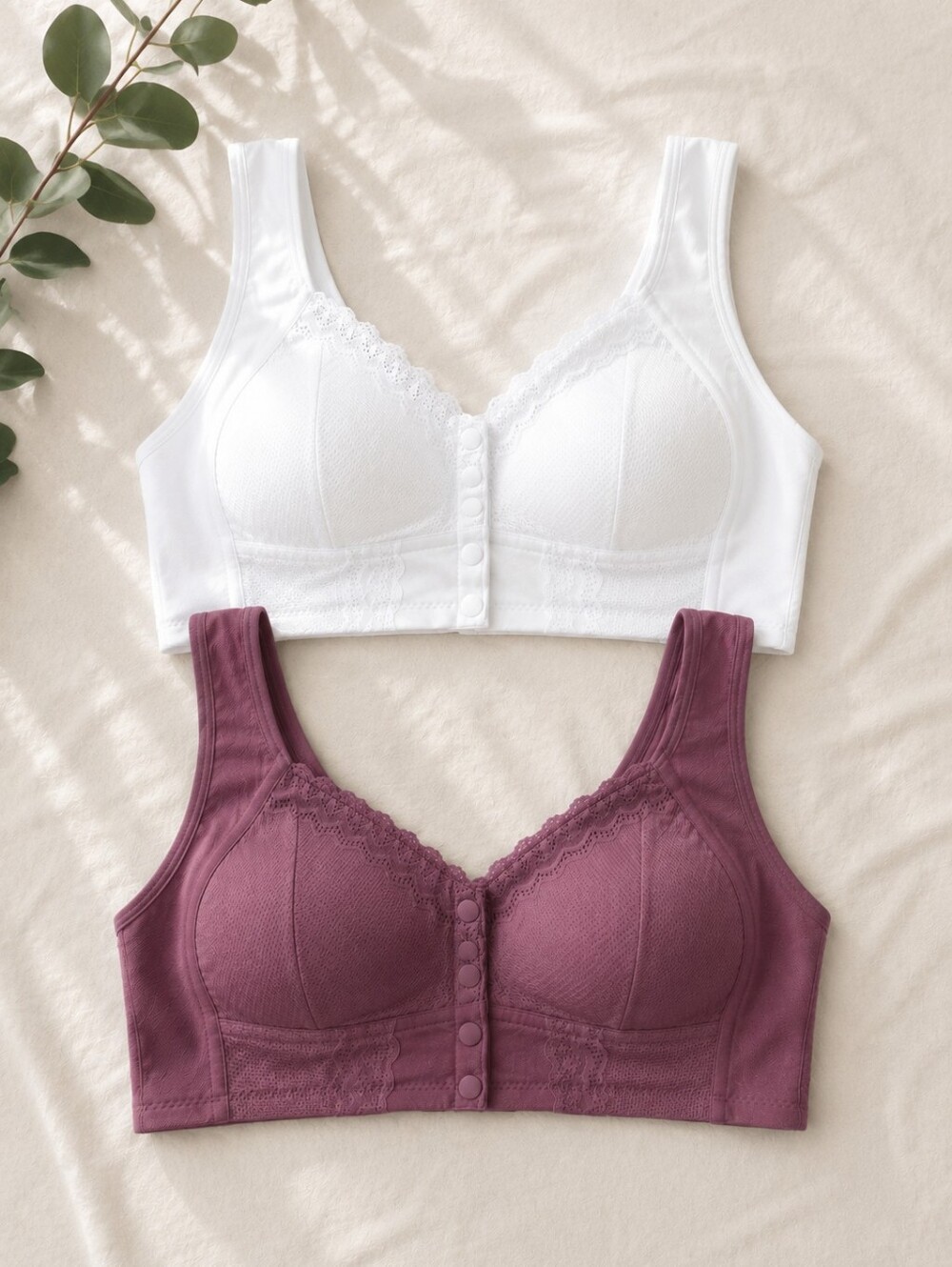 Front Snap Comfort Bras Bundle – Size Large